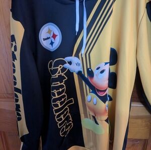 Steelers Micky mouse hoodie sweatshirt